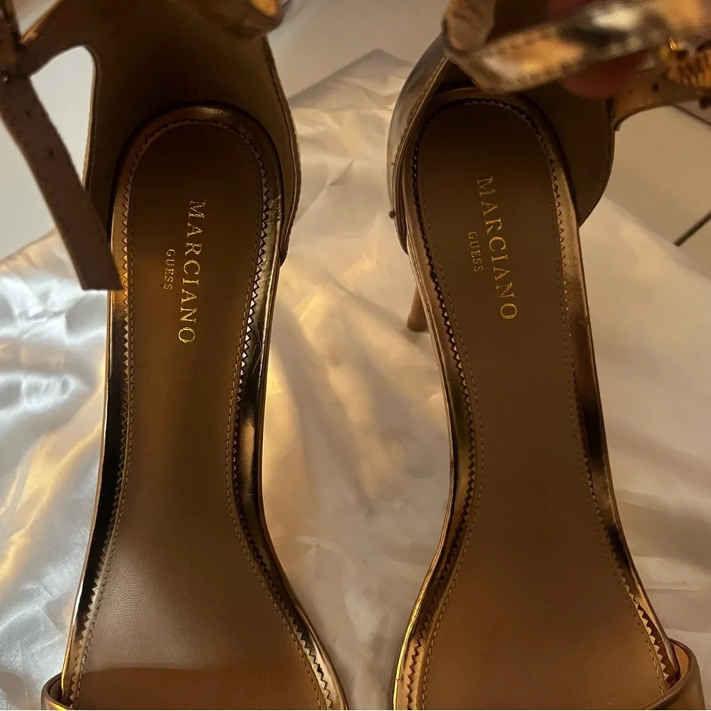 Marciano  Gold Heels - Picture 3 of 5